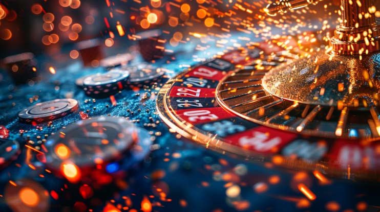 Live Sic Bo studio broadcast with dealer, dice cage, and betting table.